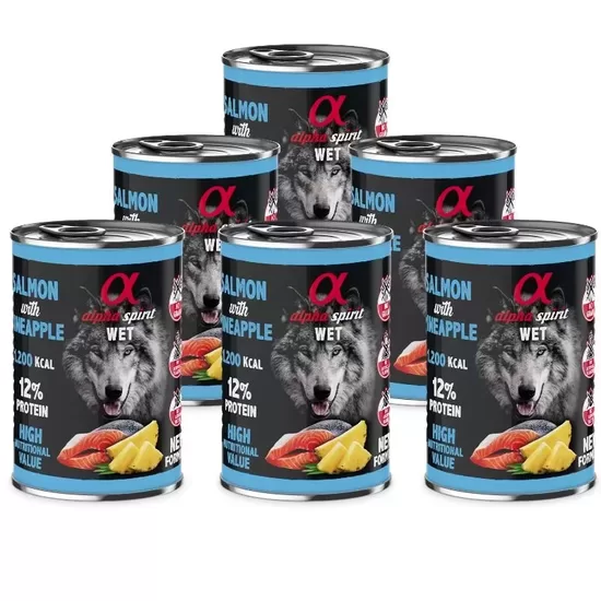 ALPHA SPIRIT konservi ar lasi un ananasiem 400g   €4,00